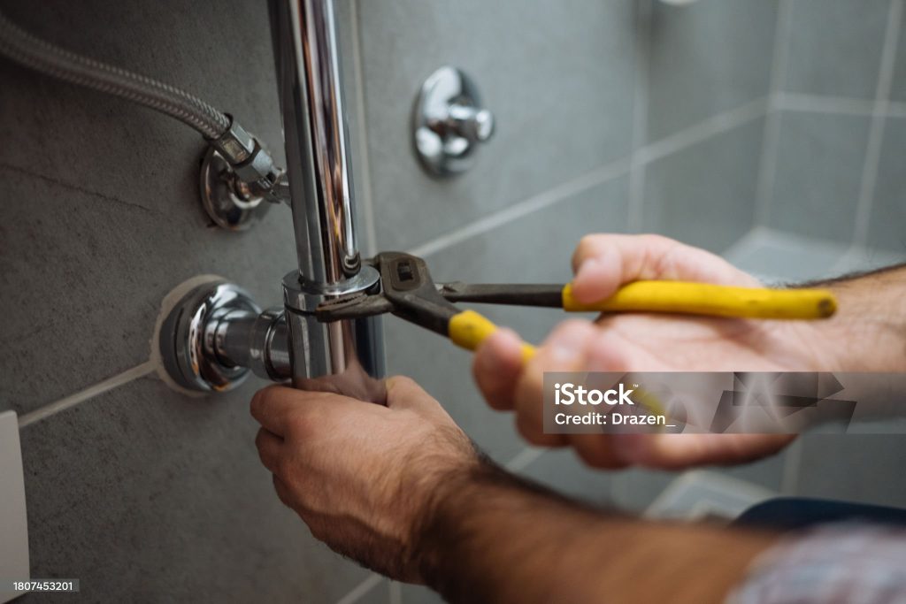 handyman repairing at home